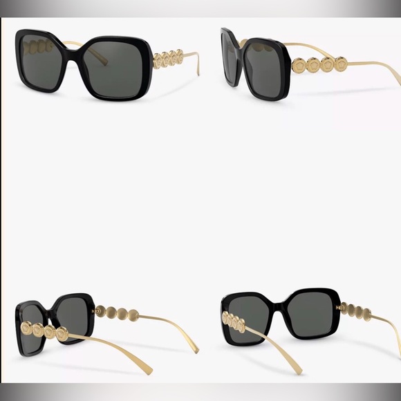 Versace Signature Medusa Coin Sunglasses with Case - Picture 9 of 15